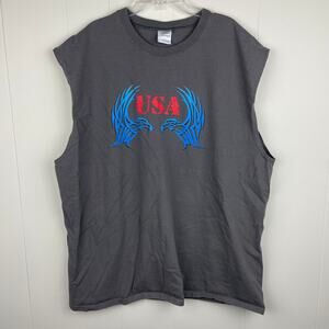 Biker USA Cut Off Shirt